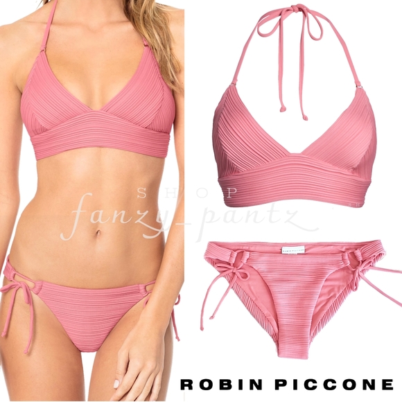 Robin Piccone Other - New ROBIN PICCONE Lily Bikini Set Pink Lemonade